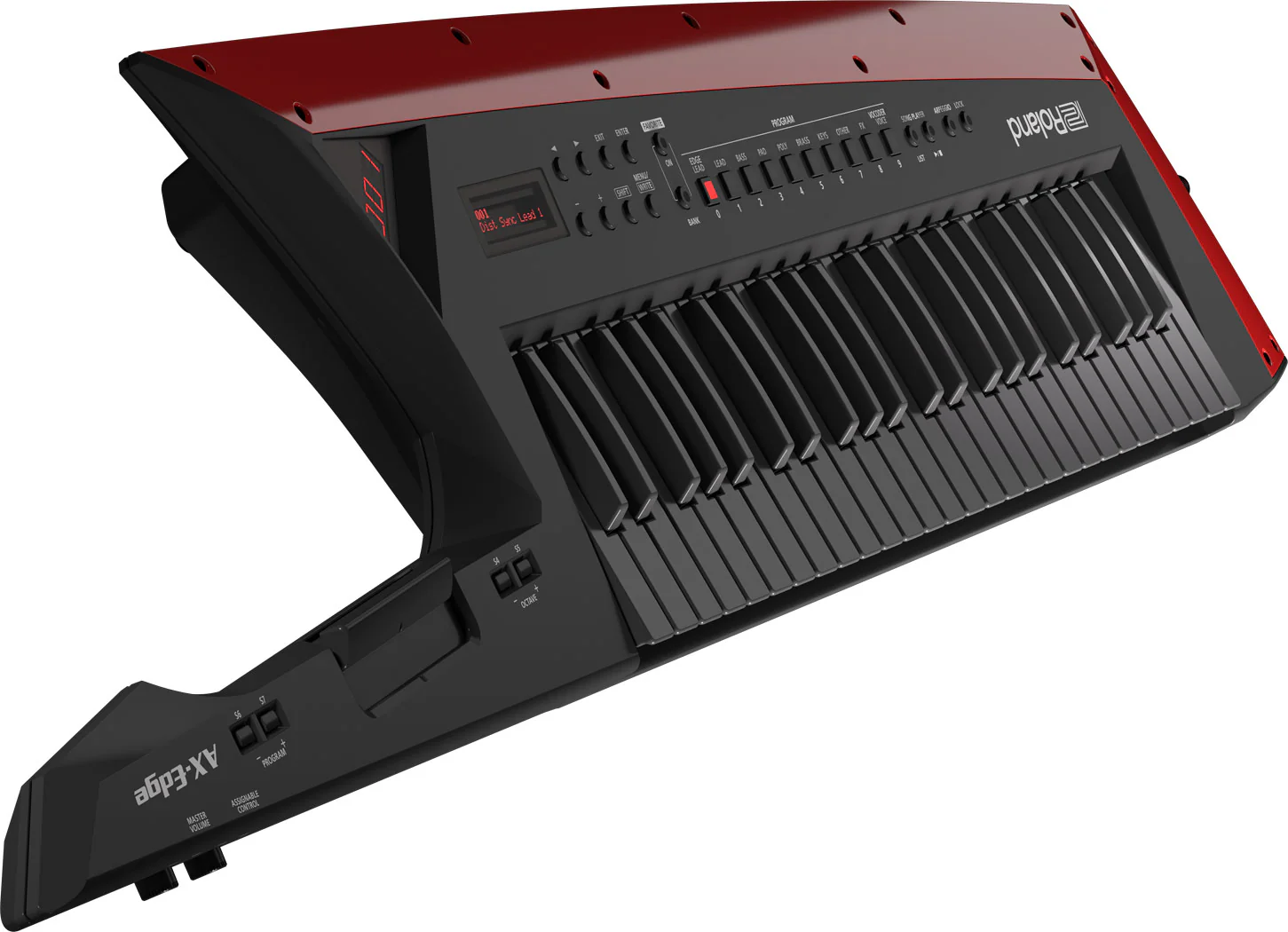Roland AX-EDGE-B 49 Key Shoulder Worn Synthesizer (Black) - Image 5