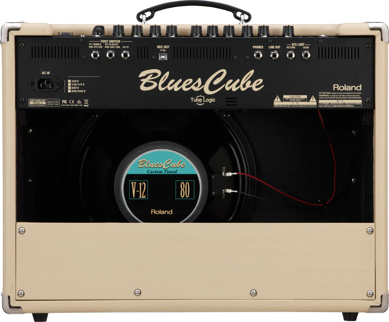 Roland BC-ARTIST 80 Watt 1 x 12" Guitar Combo (Blonde) - Image 4