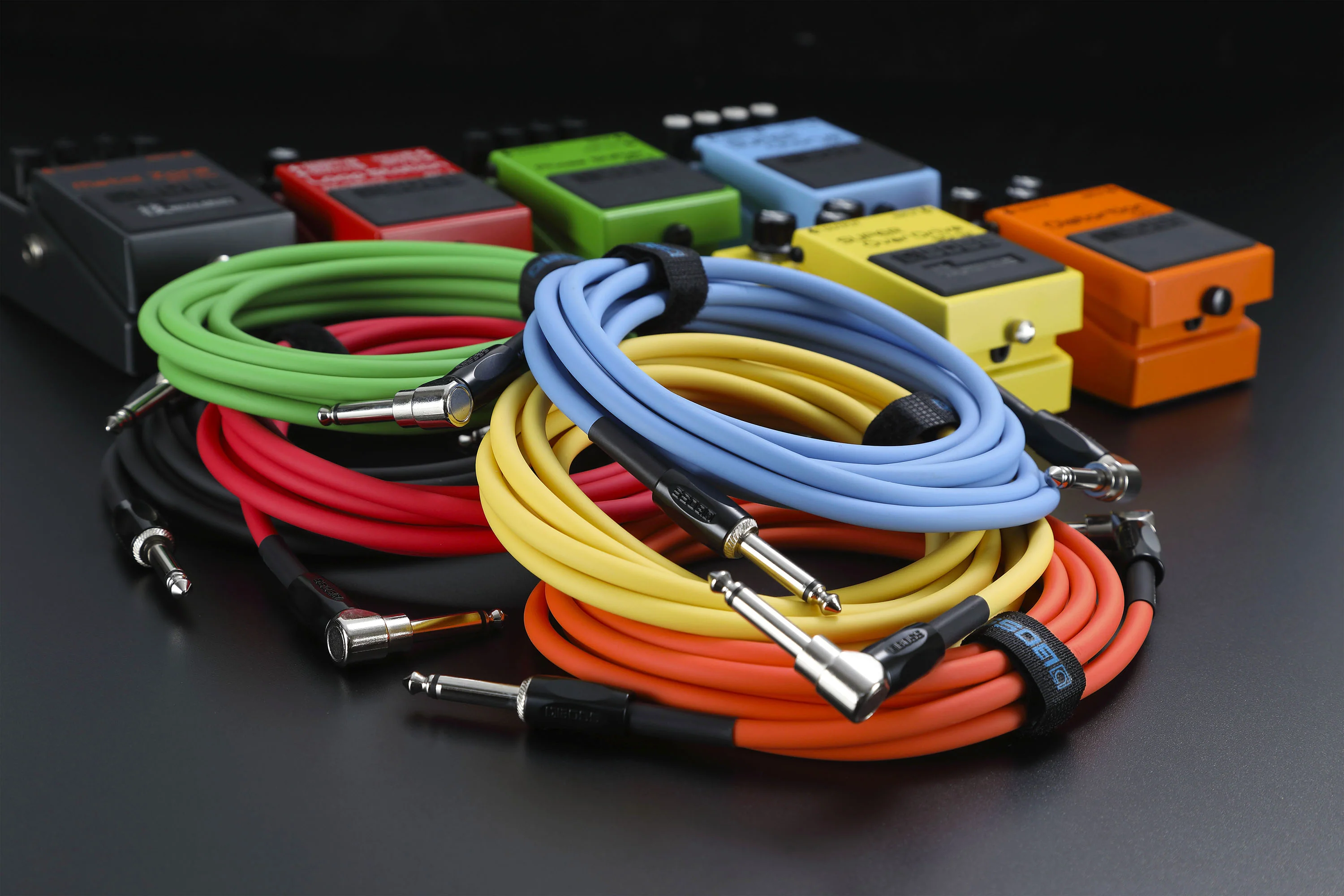Boss BIC-10A-OR Instrument Cable, 10ft/3m, Angled/Straight 1/4" Jack, Orange - Image 7