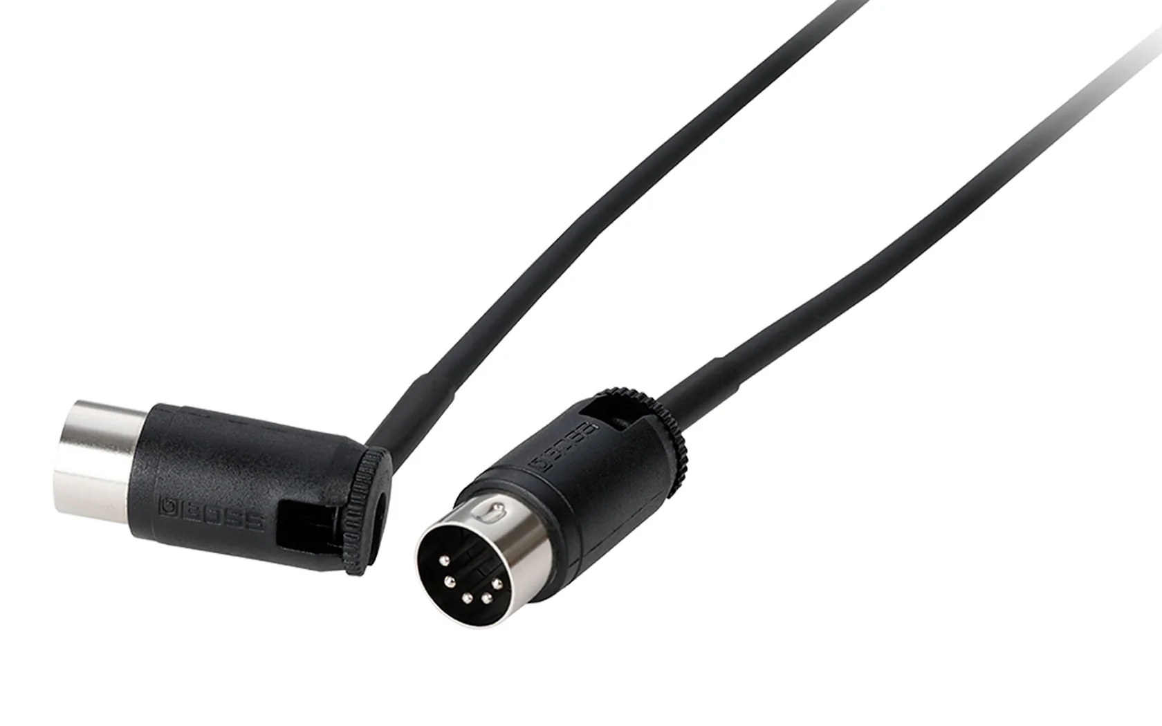 BOSS BMIDI-PB3 MIDI Cable, 3ft/1m with Adjustable Cable Angle