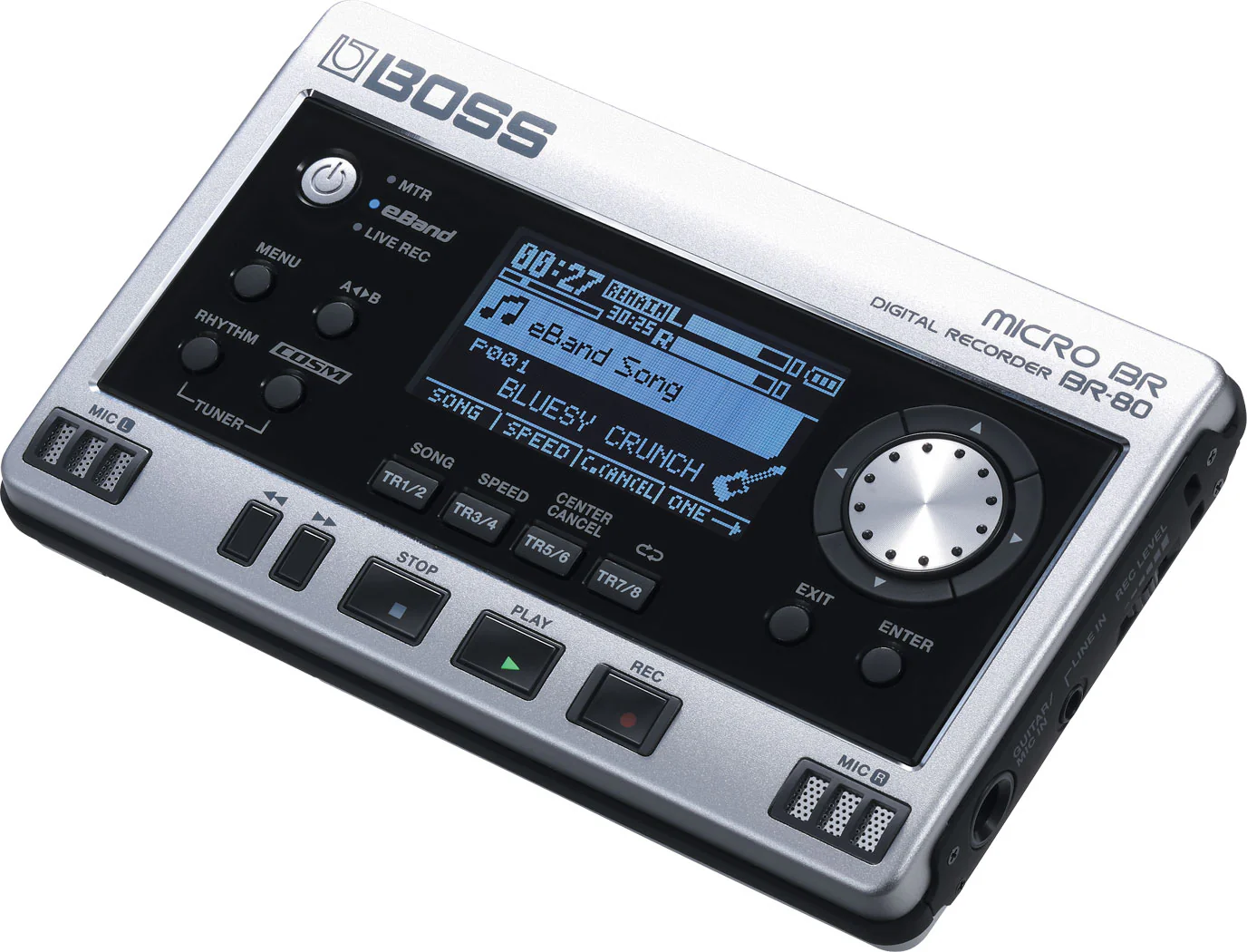 BOSS BR-80 Pocket Size 8 Track Digital Recorder - Image 3