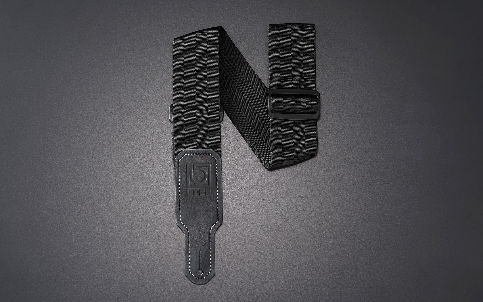 BOSS BSB-20-BLK 2" Black Seatbelt Guitar Strap - Image 3
