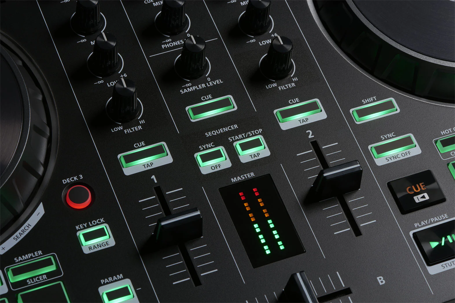 Roland DJ-202 Lightweight And Rugged Intro DJ Controller - Inc Serato DJ Lite - Image 8