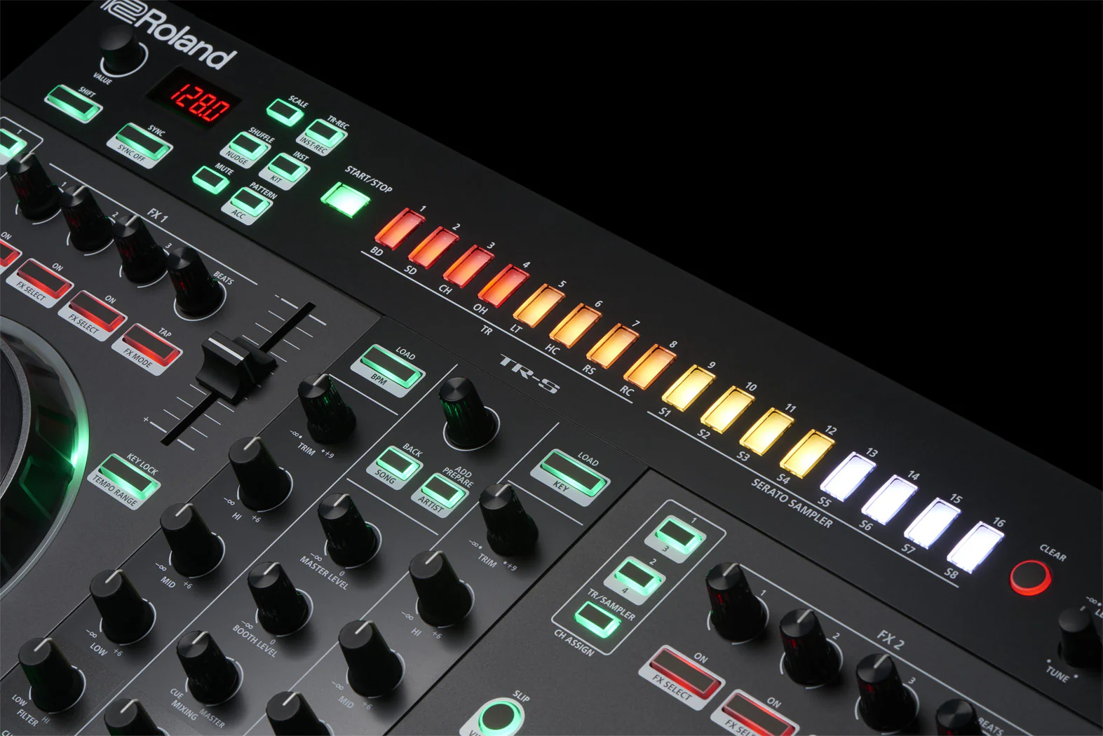 Roland DJ-505 2 Channel 4 Deck DJ Controller -inc Serato Pro Licence - Image 10