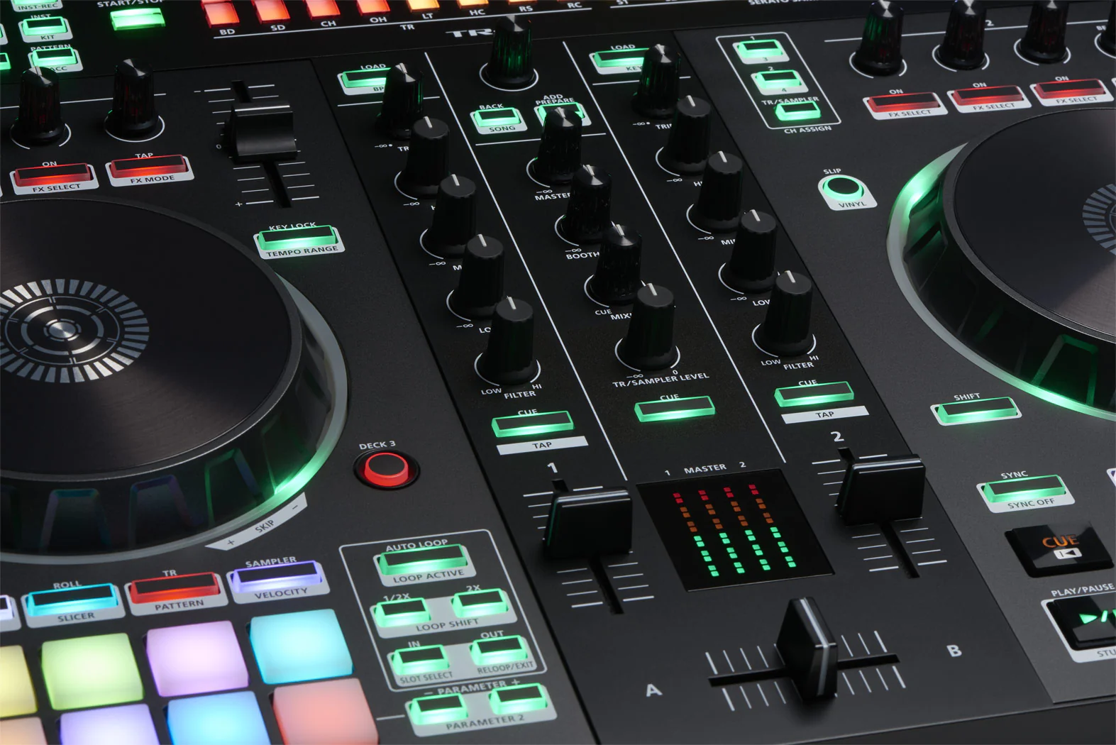 Roland DJ-505 2 Channel 4 Deck DJ Controller -inc Serato Pro Licence - Image 9