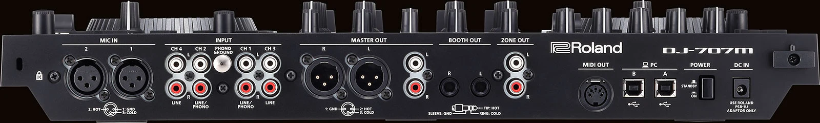 Roland DJ-707M 4 Channel 4 Deck Serato DJ Pro Contoroller - Image 5