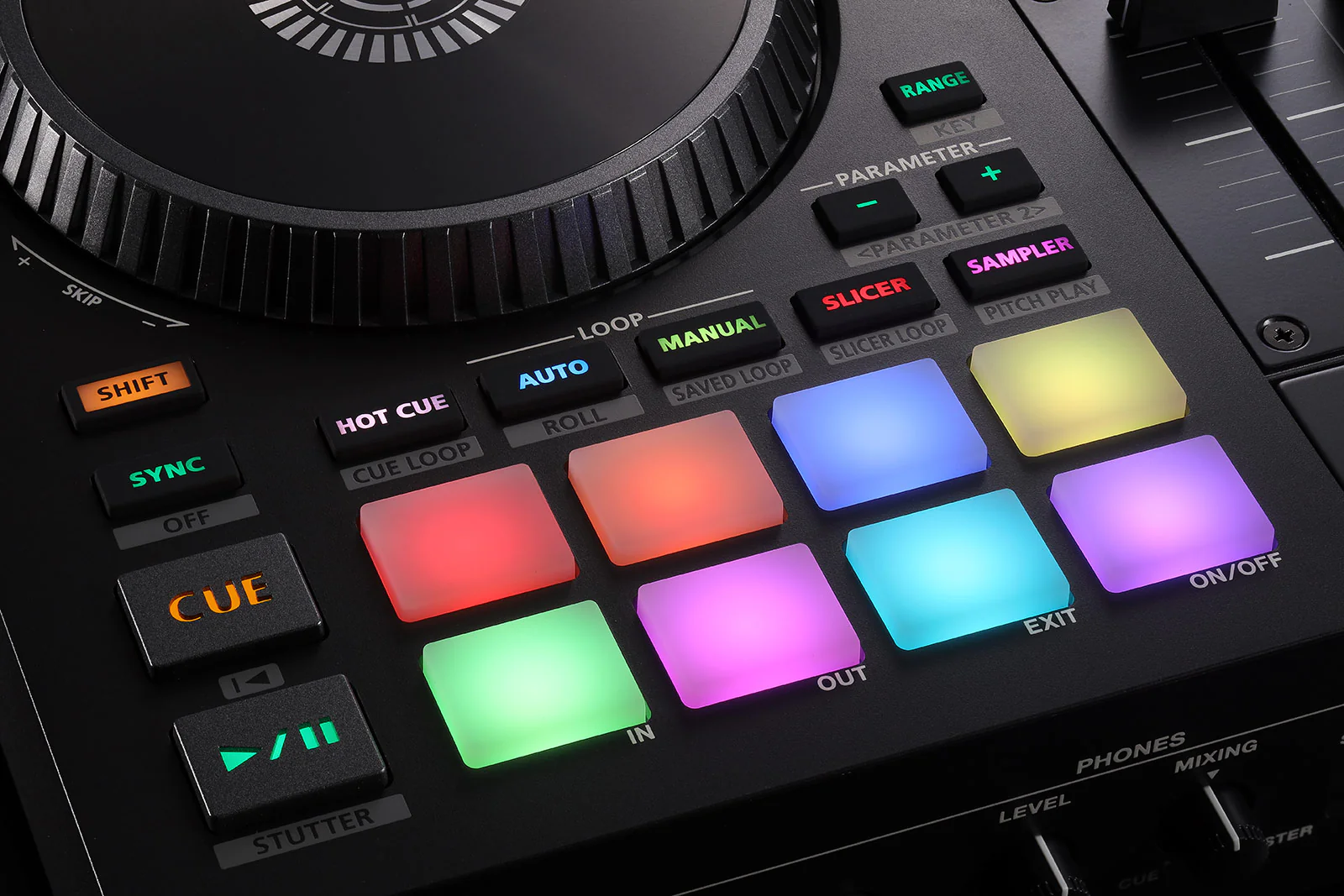 Roland DJ-707M 4 Channel 4 Deck Serato DJ Pro Contoroller - Image 7
