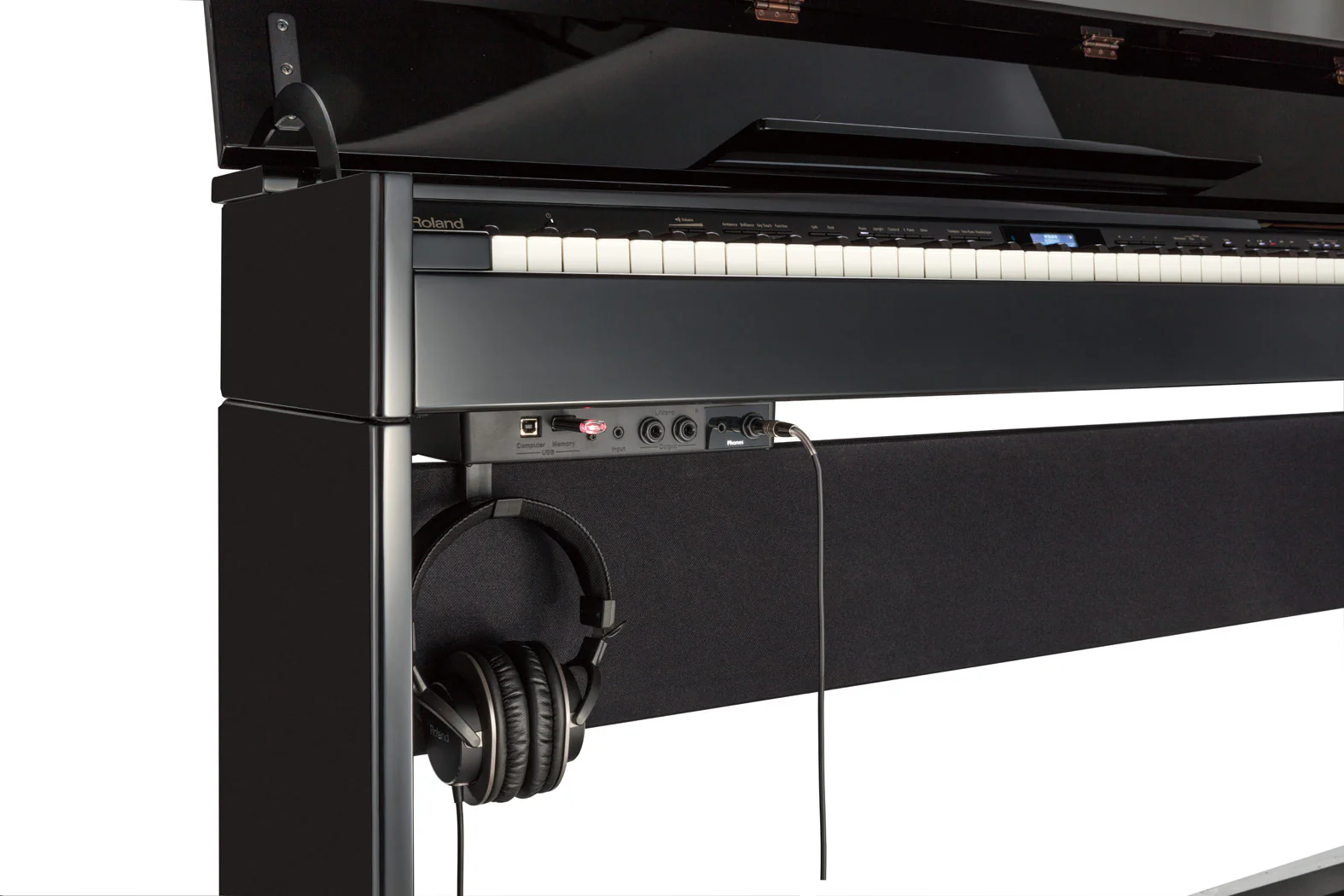 Roland DP603-PE Digital Piano (Polished Ebony) - Image 3