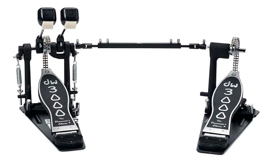DW Drums 3000 Series Lefty Double Bass Drum Pedal