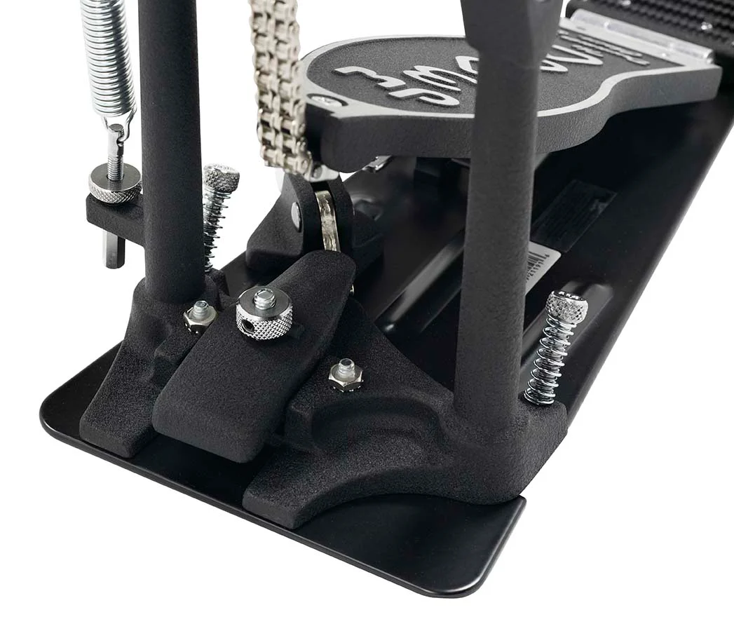DW Drums 3000 Series Lefty Double Bass Drum Pedal - Image 4