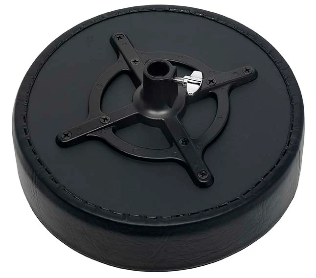 DW Drums 3000 Series Round Top Throne, Chrome - Image 3