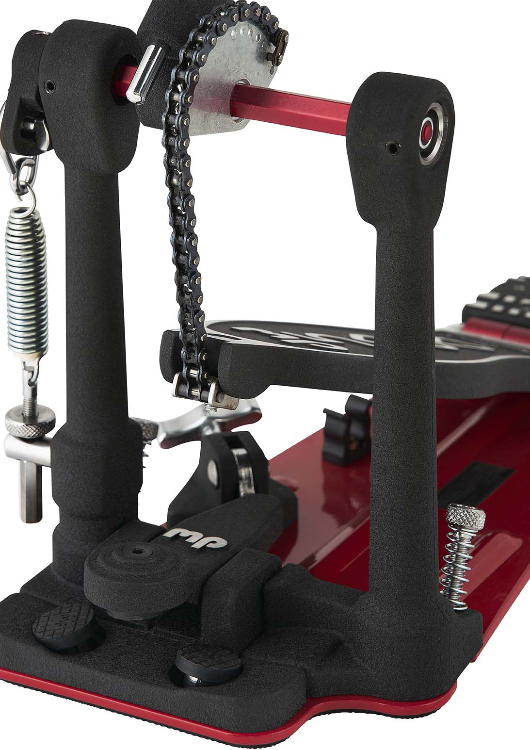 DW Drums 5000 Series Accelerator Single Chain, Narrow Footboard Single Bass Drum Pedal with Bag - Image 4