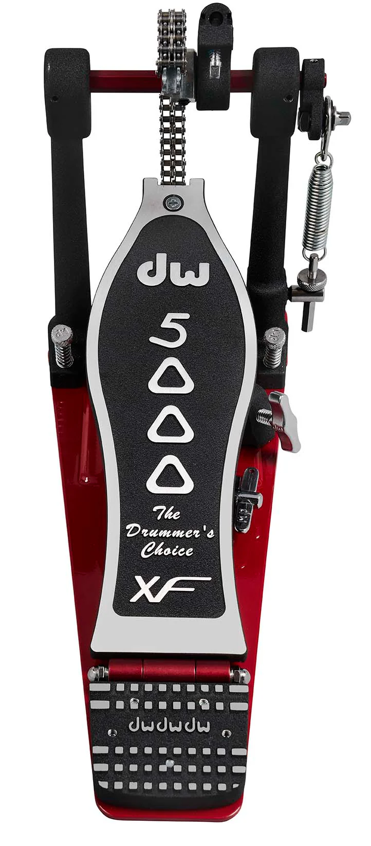 DW Drums 5000 Series XF Extended Footboard Accelerator Double Bass Drum Pedal with Bag - Image 2