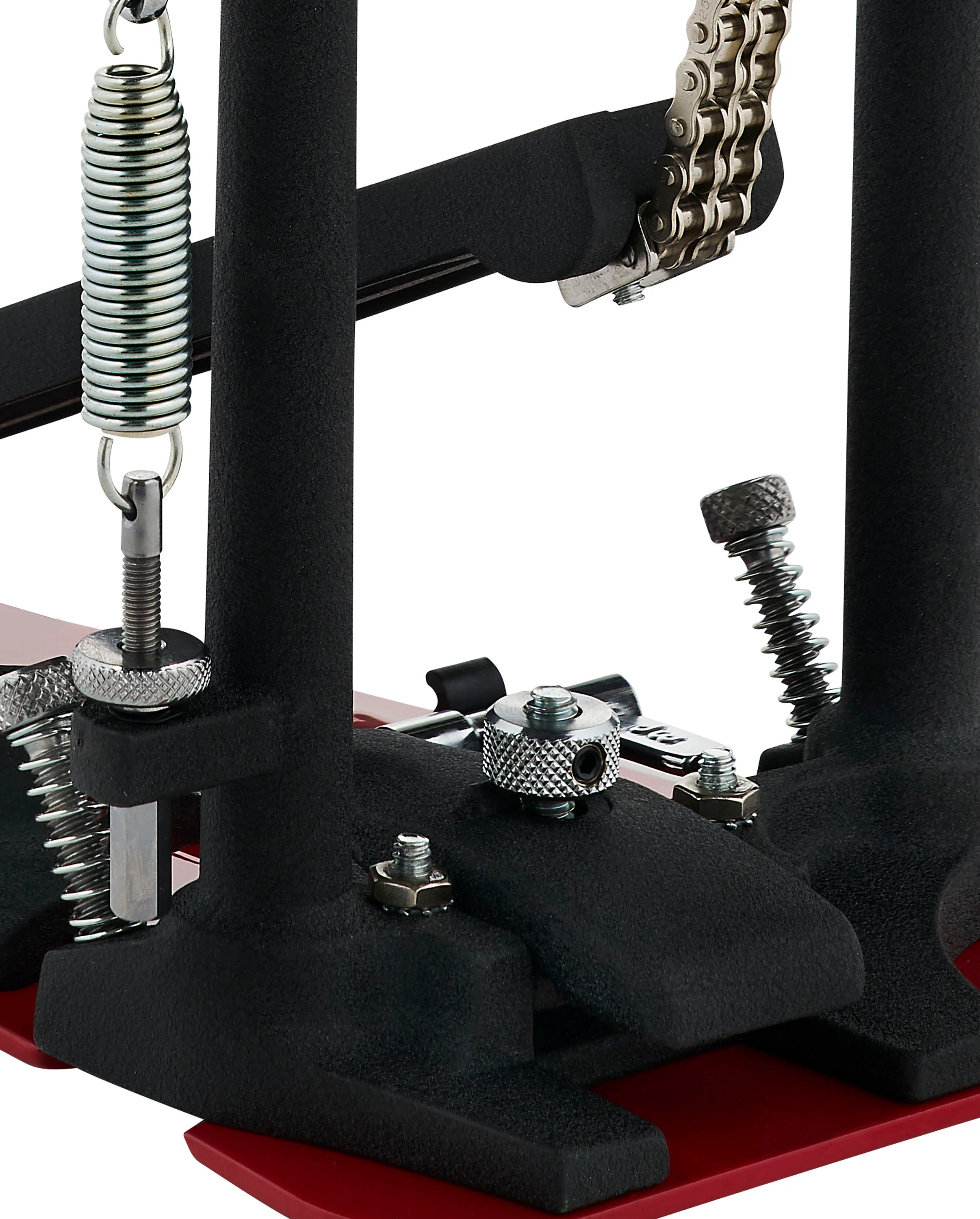 DW Drums 5000 Series Lefty Turbo Double Bass Drum Pedal with Bag - Image 4