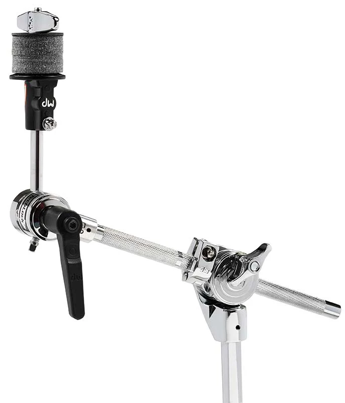 DW Drums 6000 Series Flush Base Convertible Boom/Straight Cymbal Stand, Chrome - Image 4