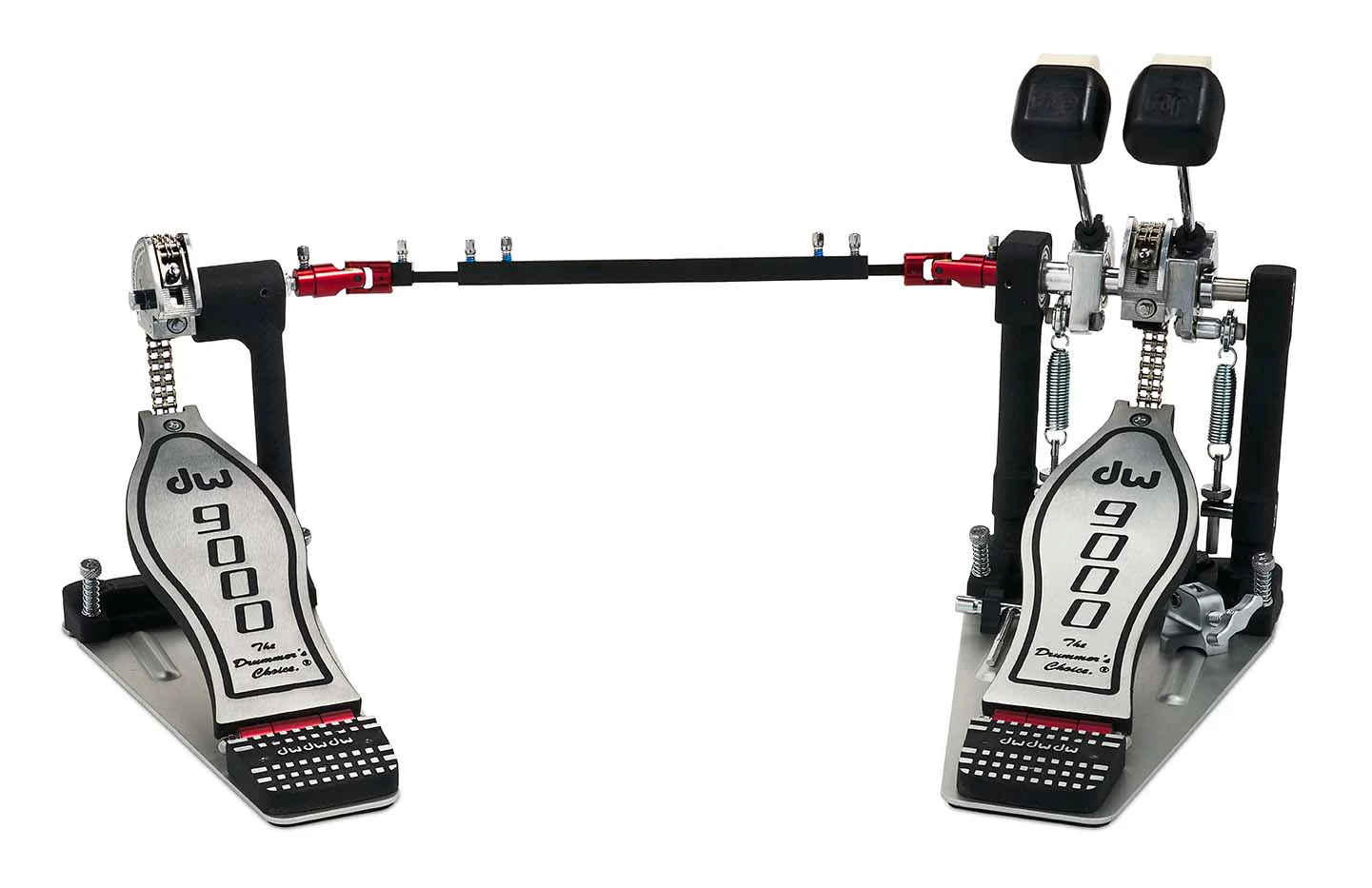 DW Drums 9000 Series Double Bass Drum Pedal with Bag