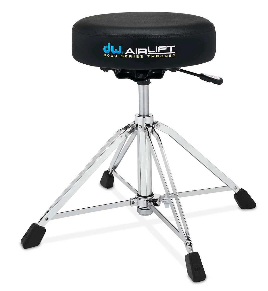 DW Drums 9000 Series Airlift Round Top Throne, Chrome