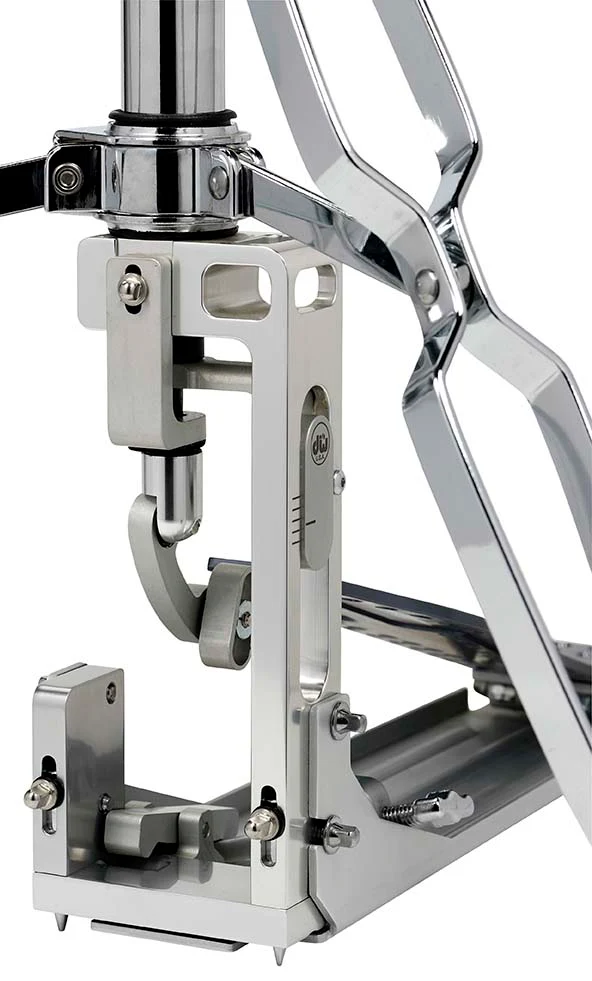 DW Drums MFG Series Machined Direct Drive 2-Leg Hi-Hat Stand, Polished Aluminum - Image 6