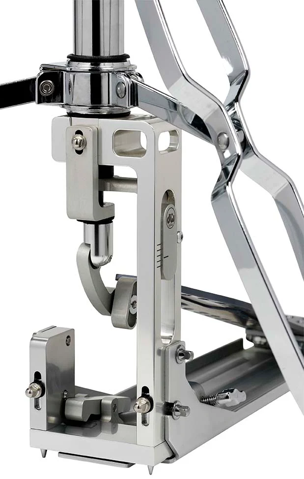 DW Drums MFG Series Machined Direct Drive 3-Leg Hi-Hat Stand, Polished Aluminum - Image 6