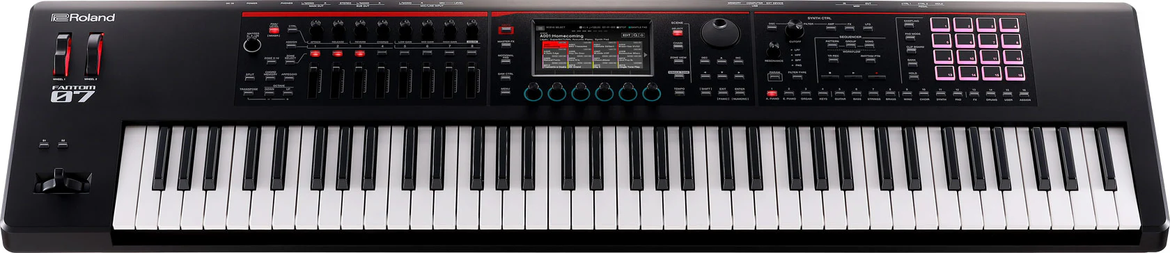 Roland FANTOM-07 Workstation 0-Series Synthesizer (76 Key) - Image 3