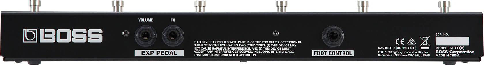 BOSS GA-FC 4 Channel Amp Control - Image 2