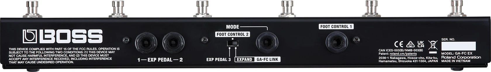 BOSS GA-FC-EX 4 Channel Amp Control Expanded - Image 4