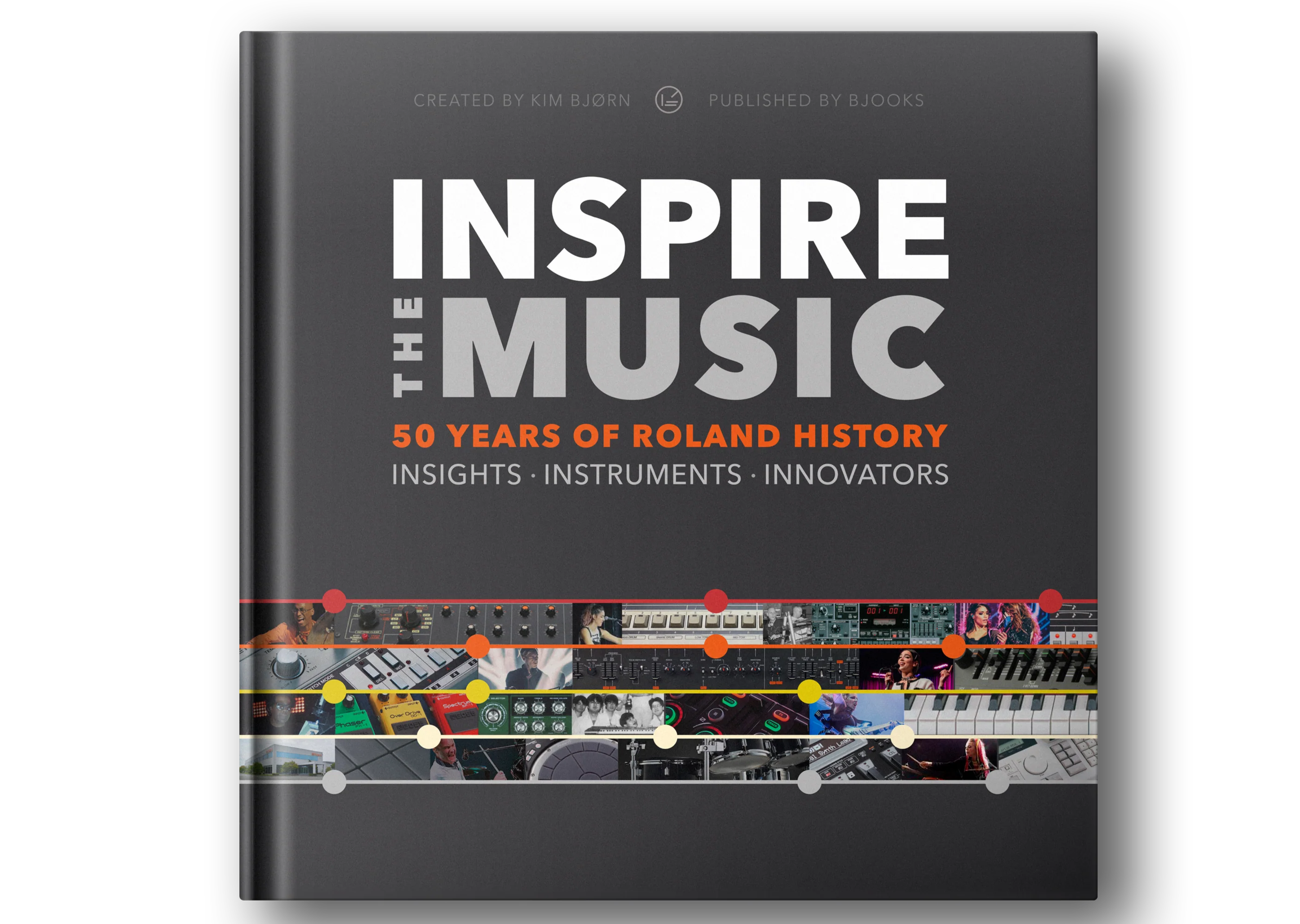 Inspire the Music - 50 years of Roland History Hardback Book