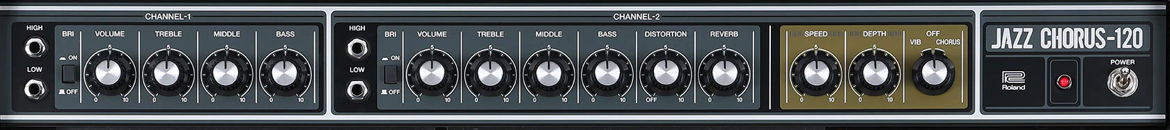 Roland JC-120B 120 Watt 2 X 12" Stereo Guitar Combo - Image 5