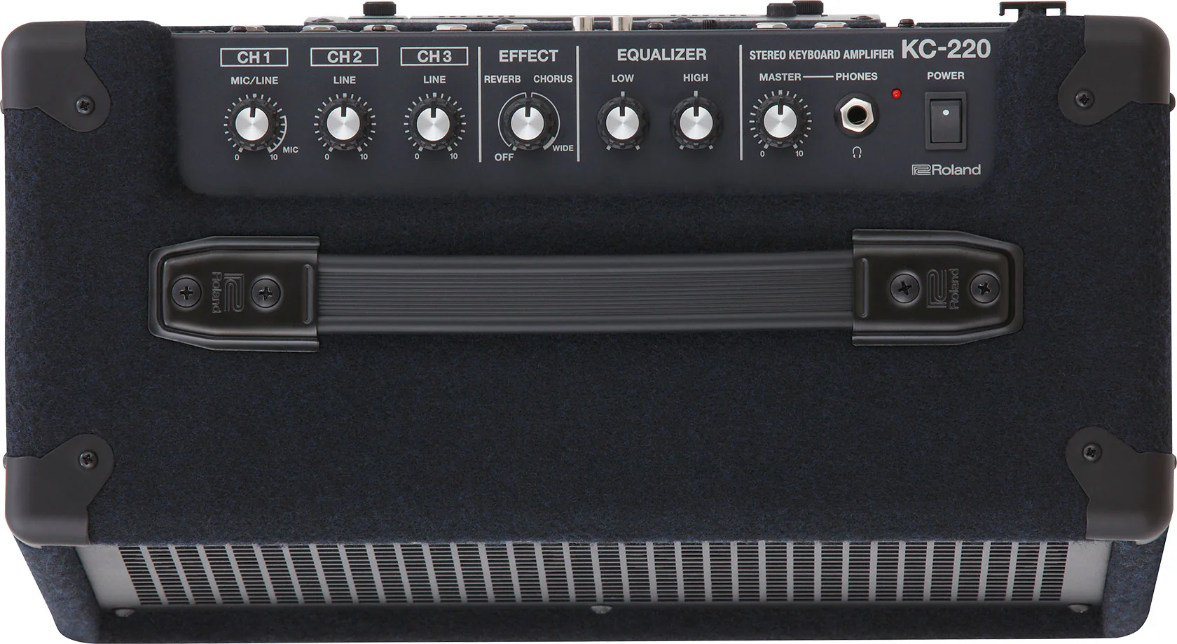 Roland KC-220 30 Watt 3 Channel Battery Powered Keyboard Amplifier - Image 5