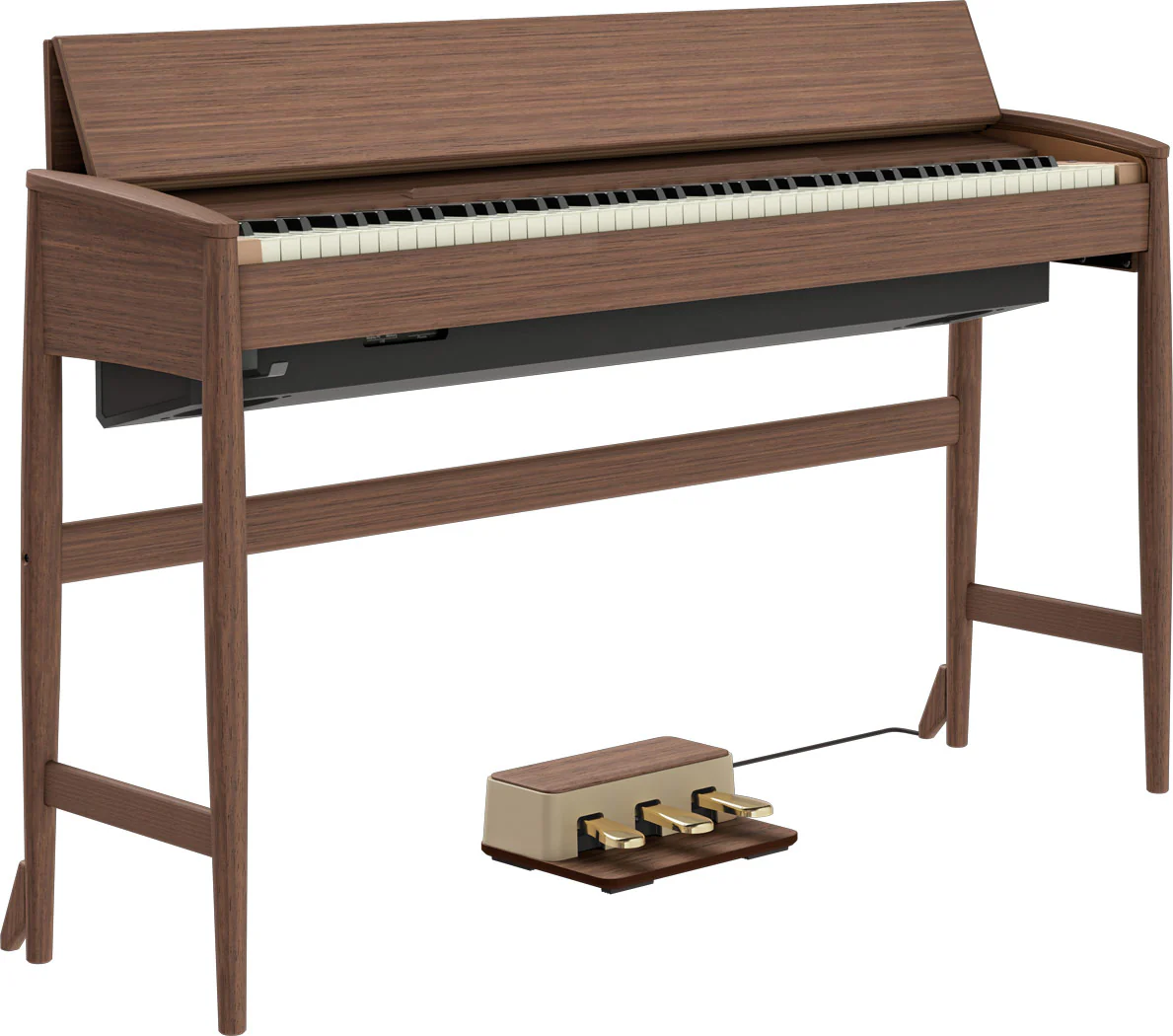 Roland KF-20-KW Karimoku Artisan Digital Piano, Solid Wood Cabinet (Walnut) - Image 4