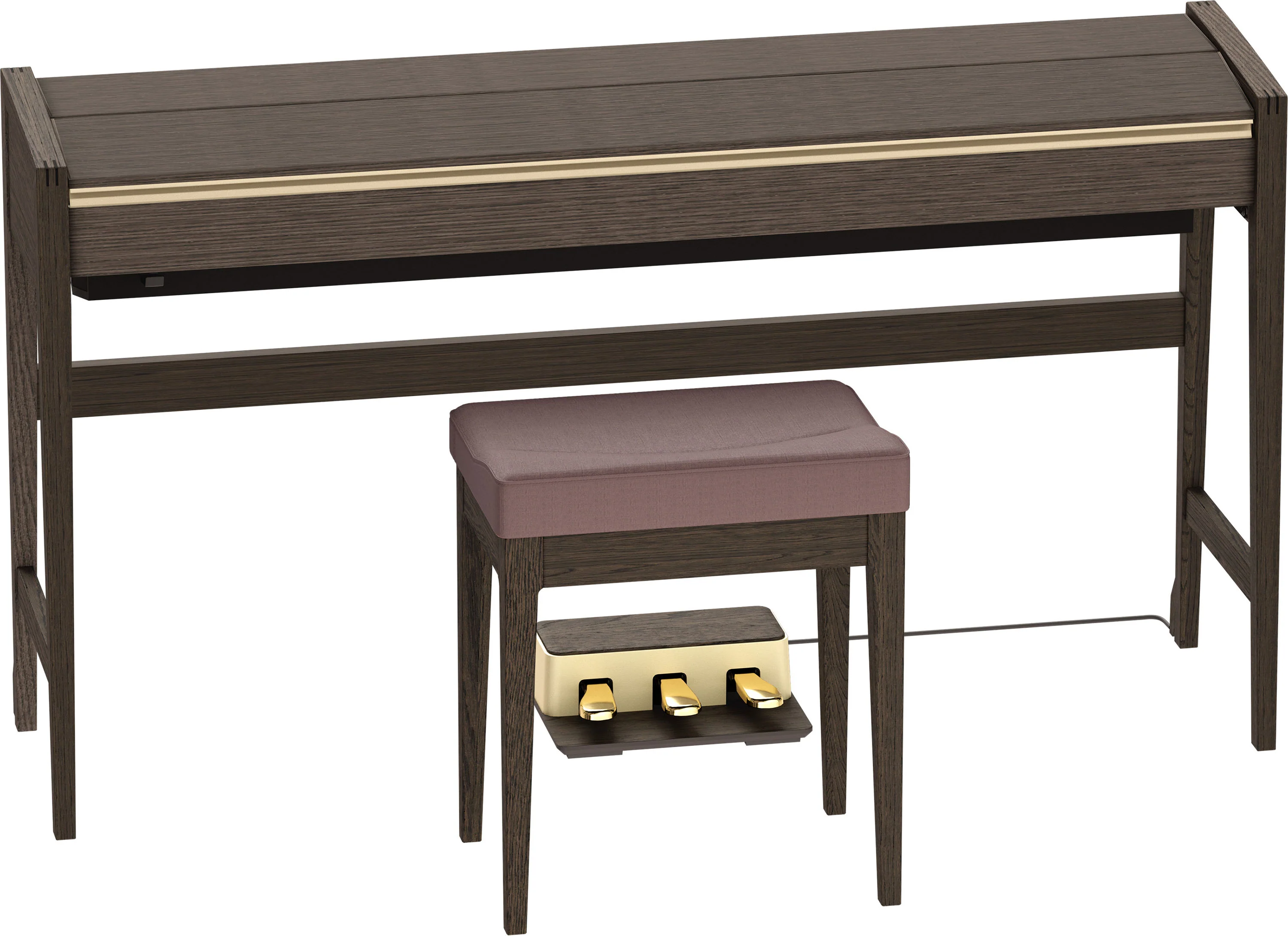 Roland KF-25-KSO Karimoku Artisan Digital Piano, Solid Wood Cabinet (Smoked Oak) - Image 3