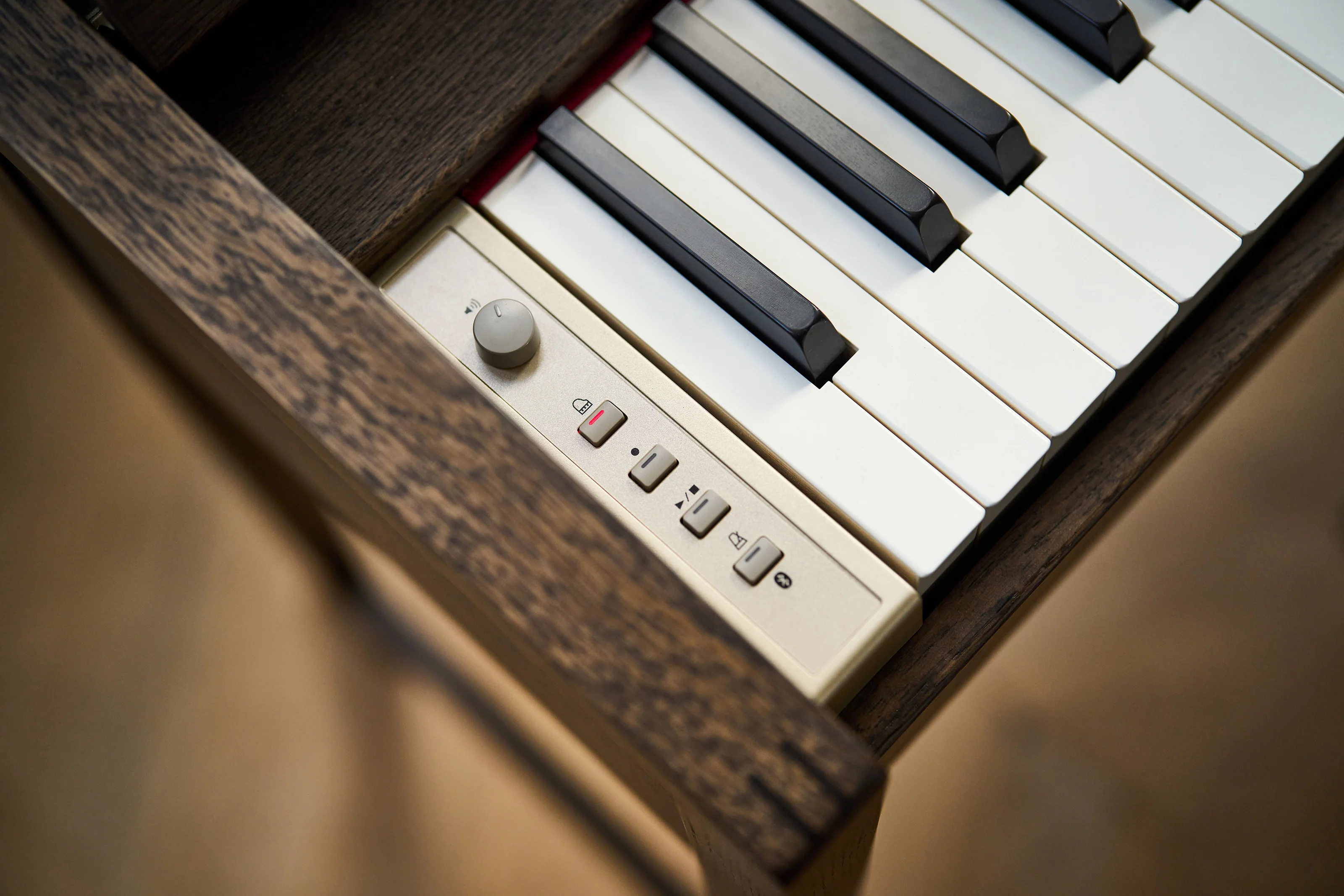 Roland KF-25-KSO Karimoku Artisan Digital Piano, Solid Wood Cabinet (Smoked Oak) - Image 6