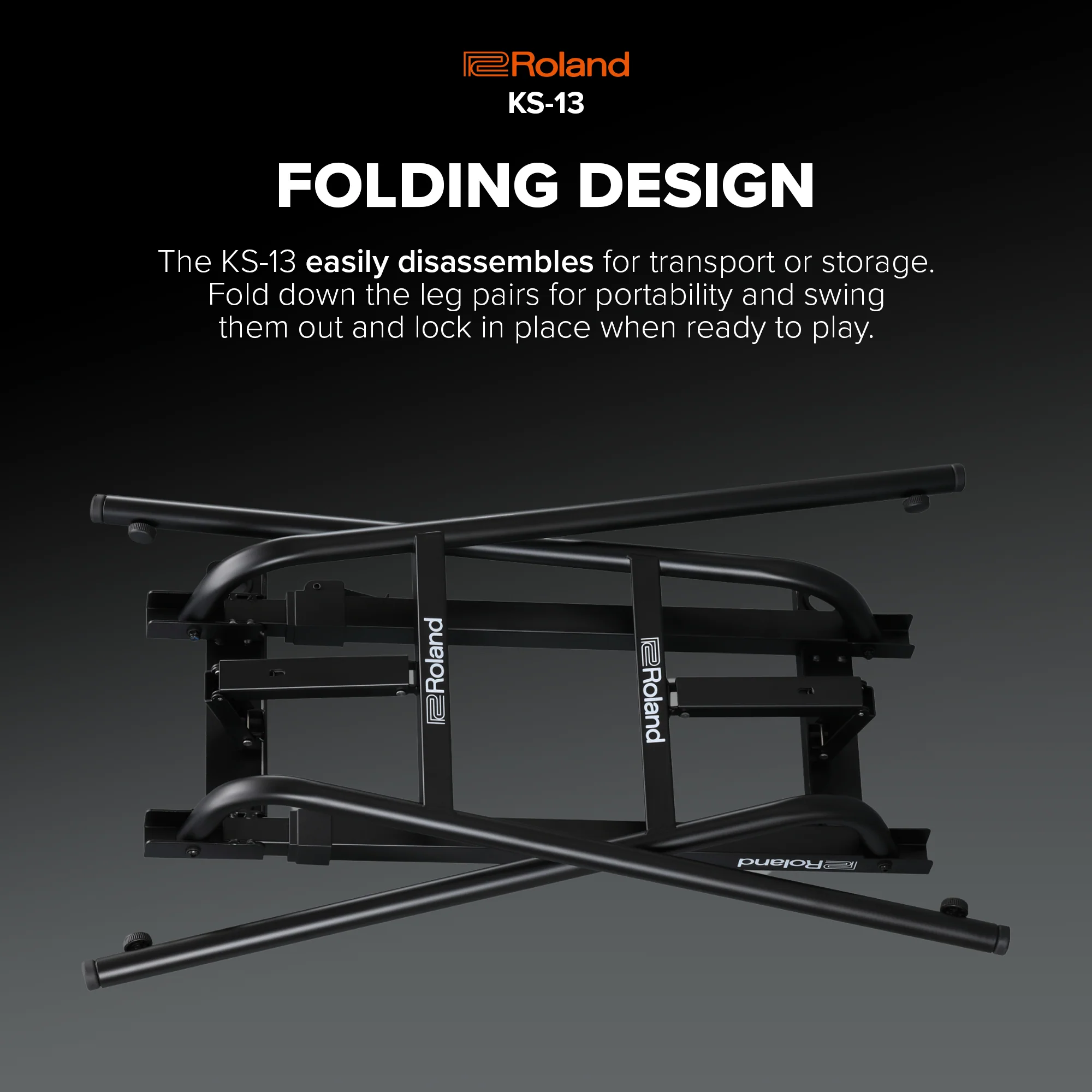 Roland KS-13 Keyboard Stand - Image 4