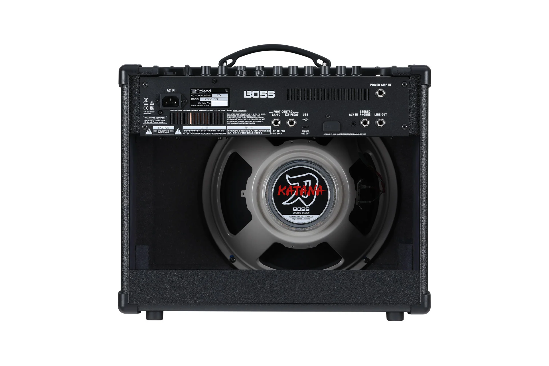 BOSS KTN-50 3EX Katana Gen 3 Expanded 50 Watt 1x12 Guitar Amplifer - Image 4