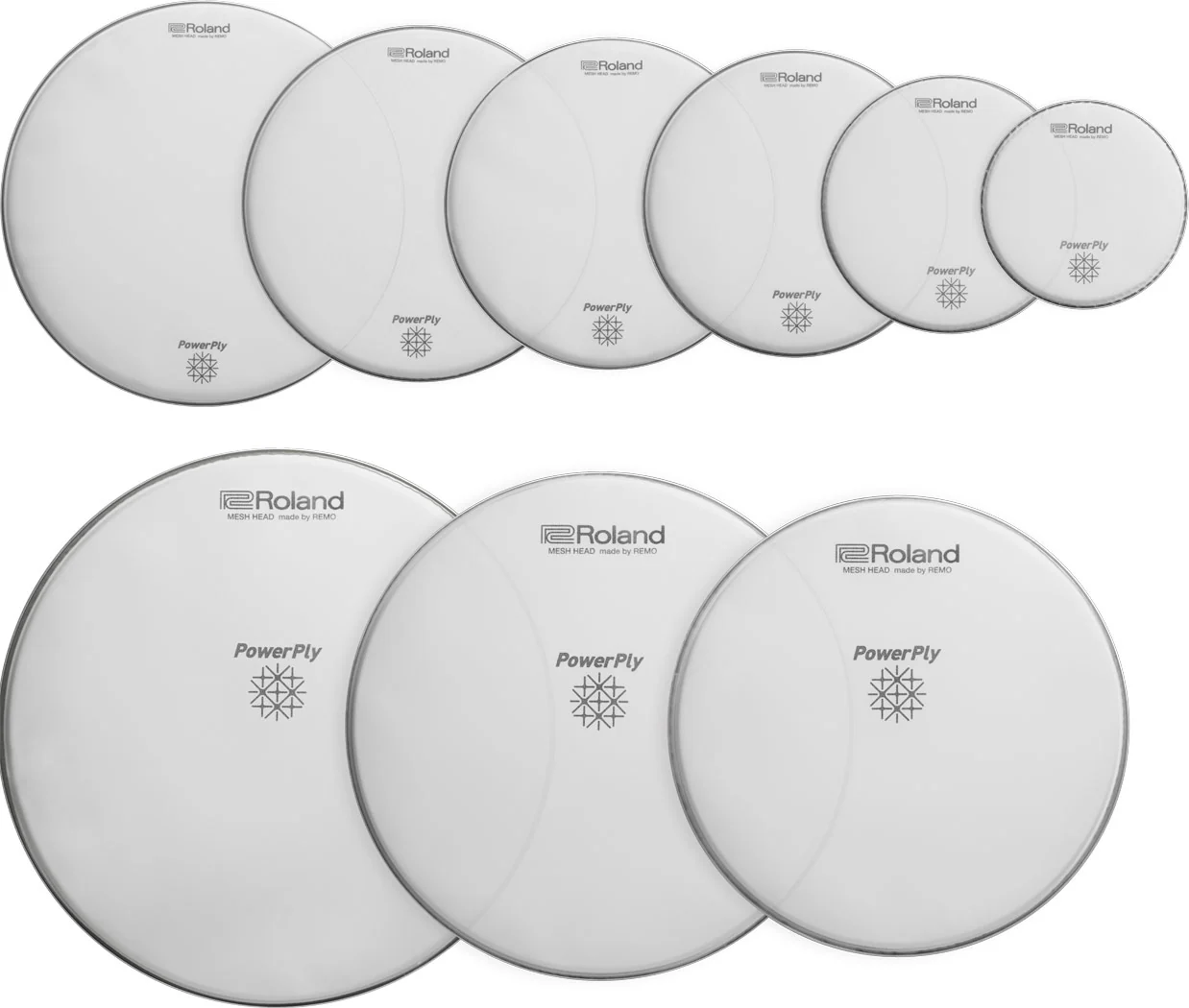Roland MH2-20BD 20" 2-Ply Replacement Mesh-Head For Acoustic Bass Drums