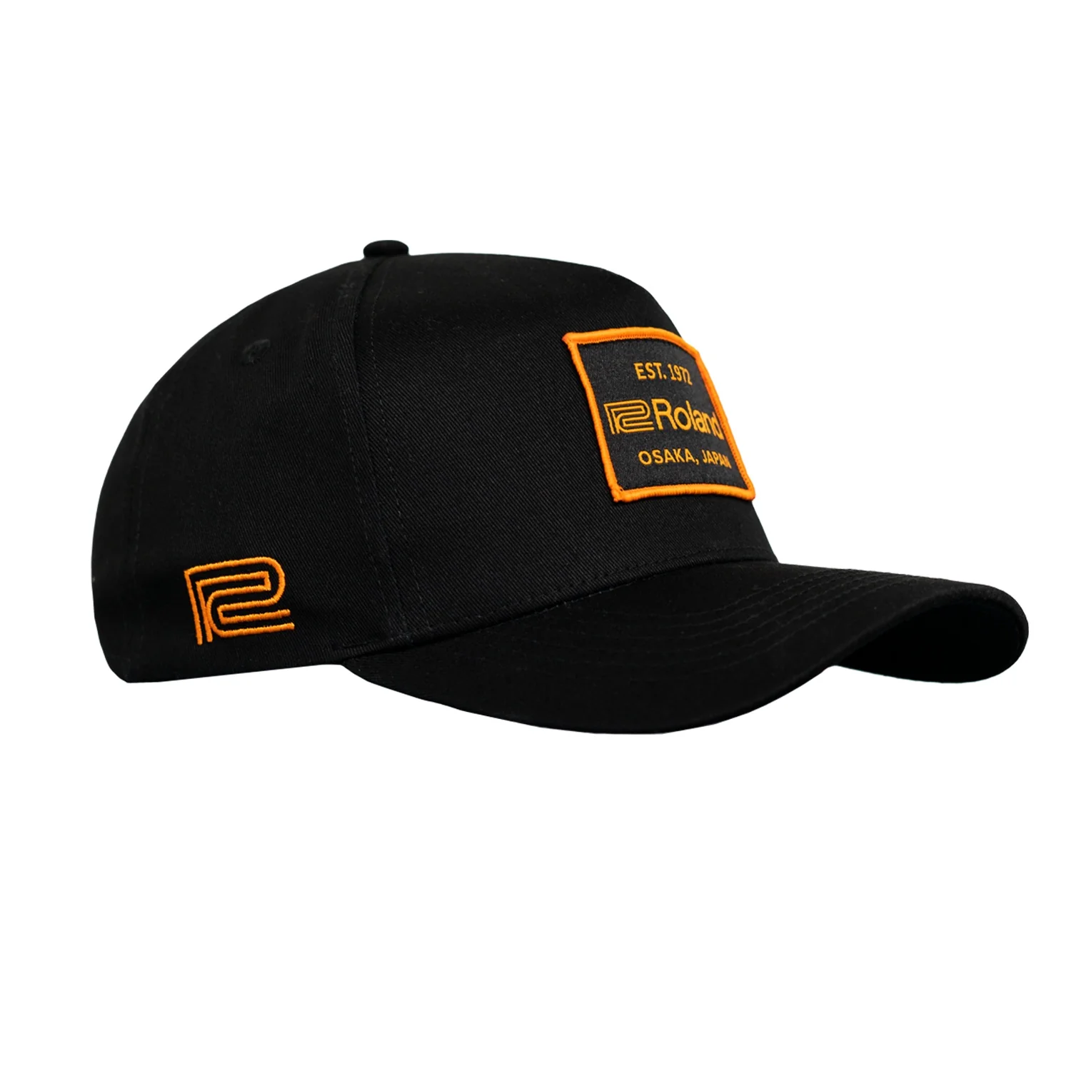 Roland EST. 1972 5 Panel Hat, Black/OS