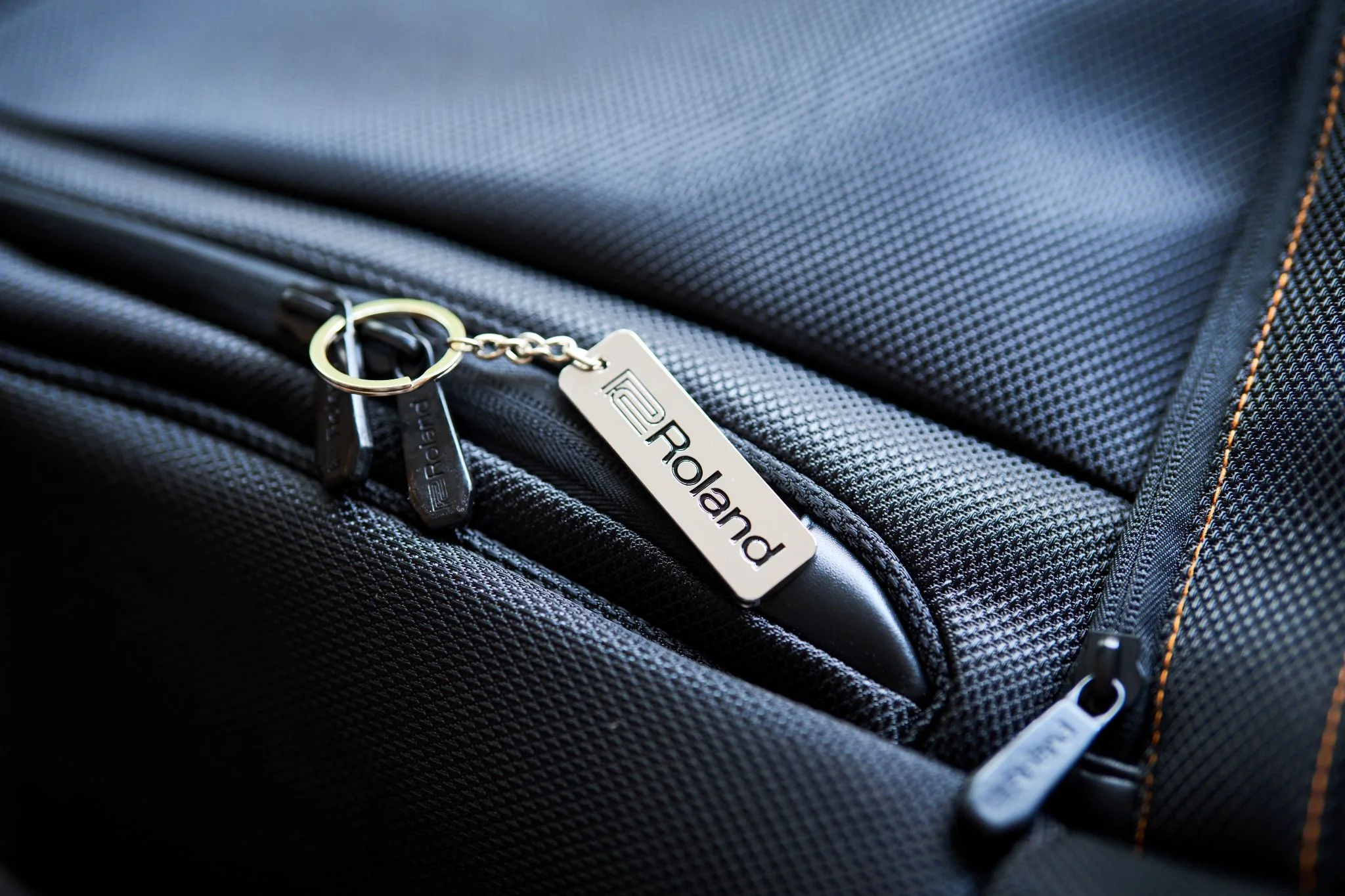 Roland Keychain, Black Logo, Silver, 2025 - Image 2