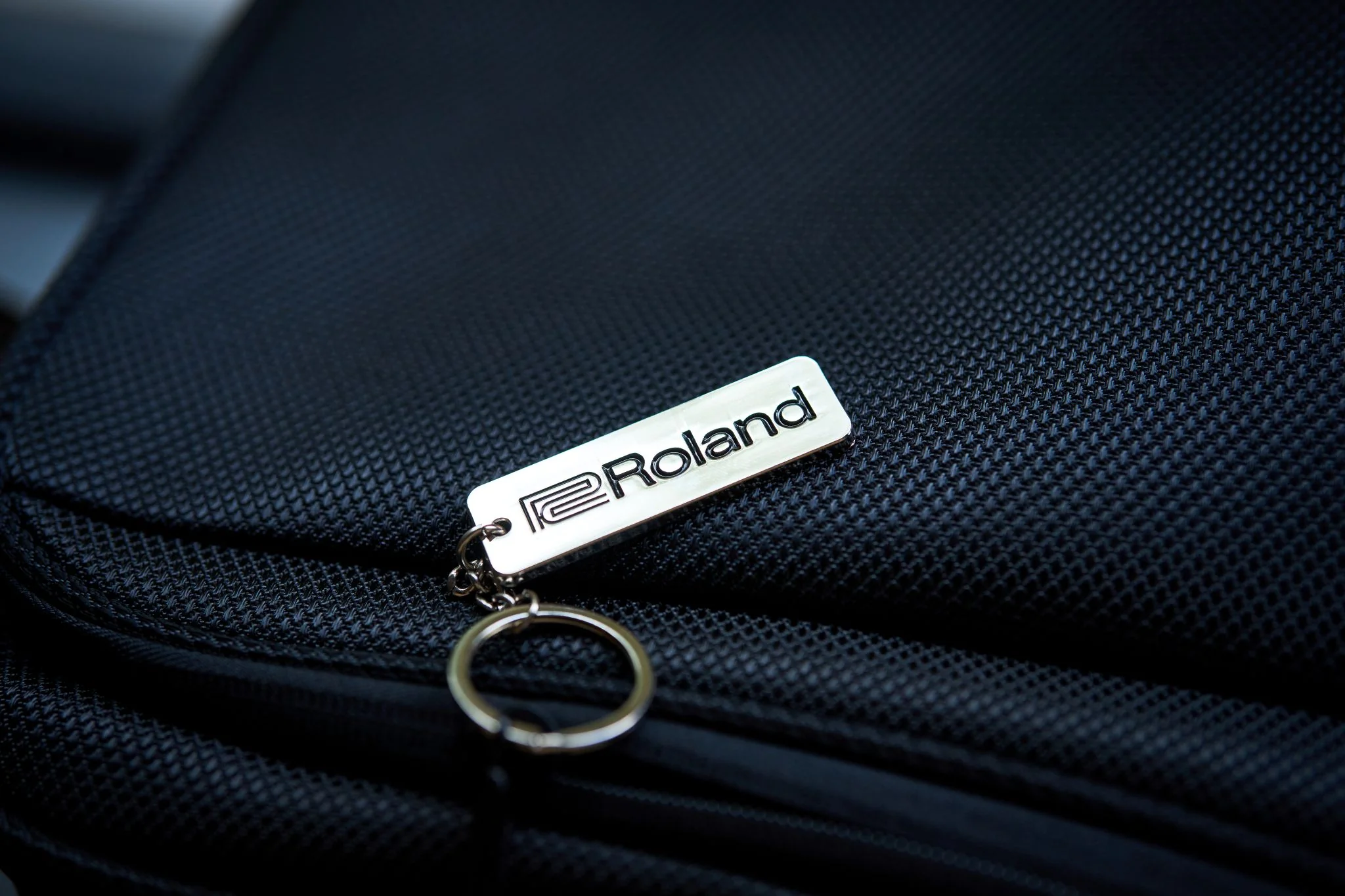 Roland Keychain, Black Logo, Silver, 2025 - Image 3