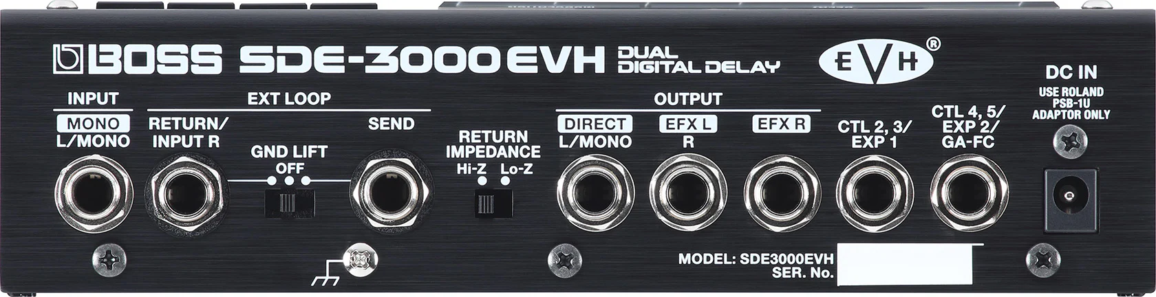 BOSS SDE-3000EVH Rack Delay Pedal - Image 4
