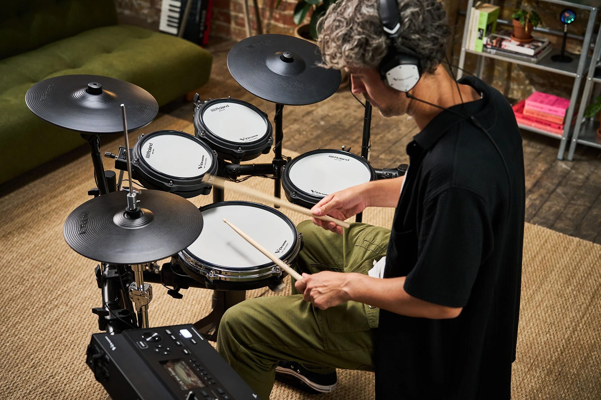 Roland TD316 V-Drums Digital Drum Kit, exc. Accessories - Image 2