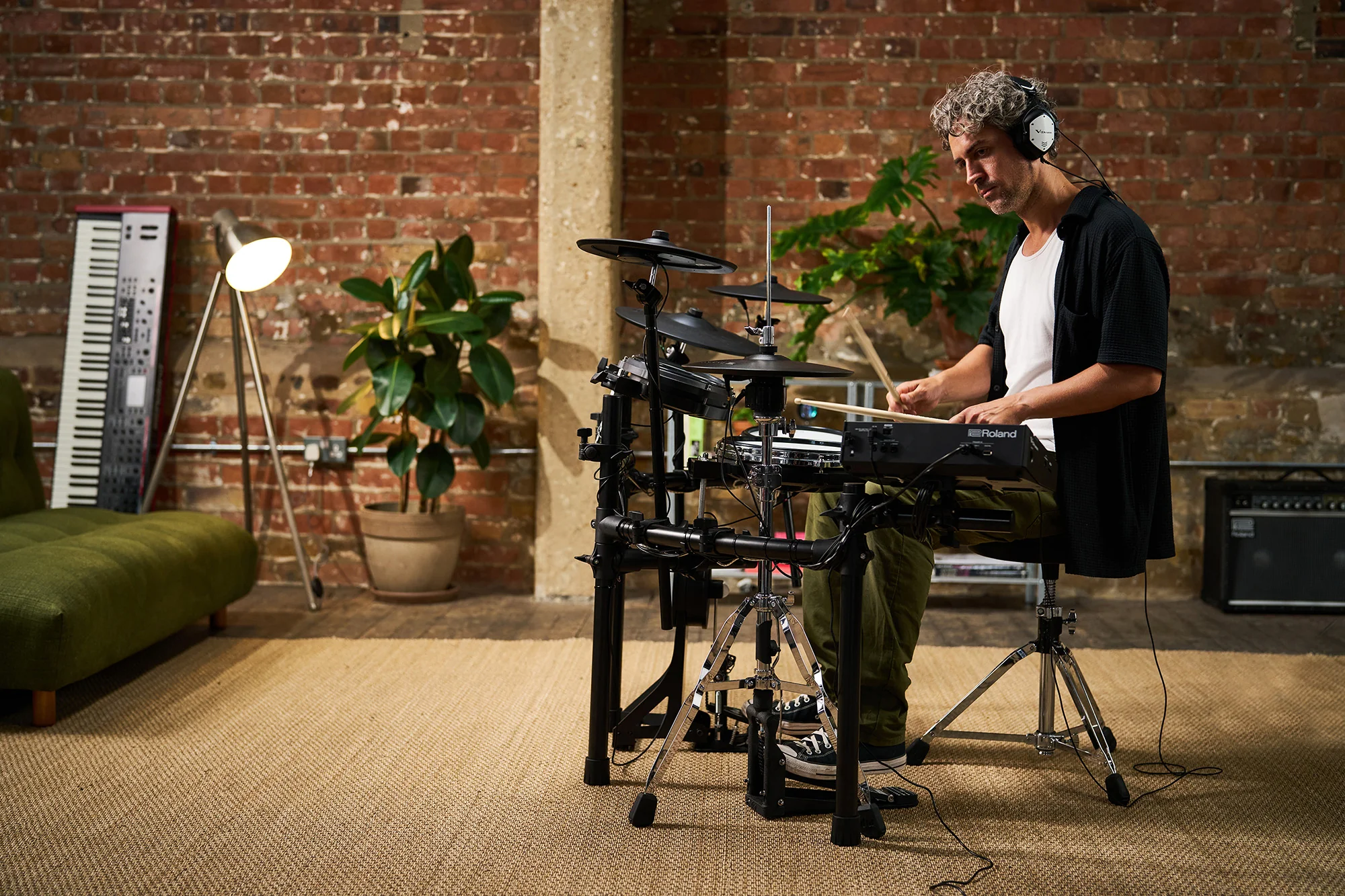 Roland TD316 V-Drums Digital Drum Kit, exc. Accessories - Image 8
