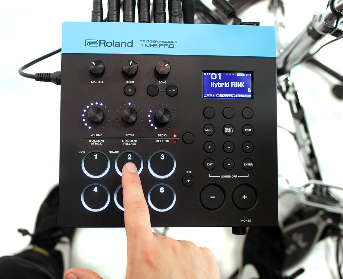 Roland TM-6 PRO Hybrid Trigger Module with 6 Trigger Inputs - Image 2