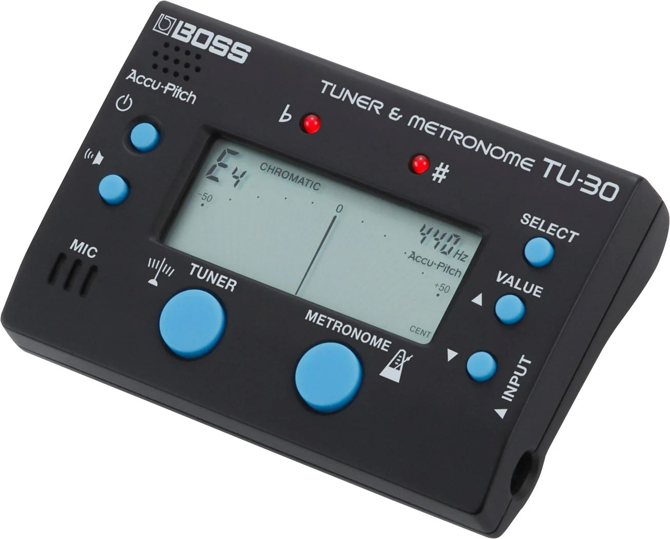 BOSS TU-30 Pocket Sized Tuner & Metronome - Image 2