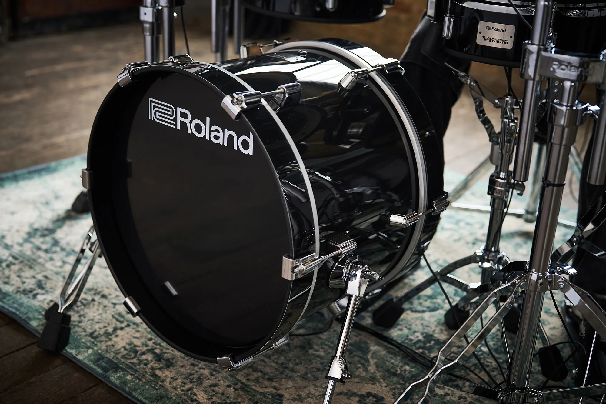Roland VAD316 V-Drums Acoustic Design Digital Drum Kit with Hardware & Accessories - Image 9
