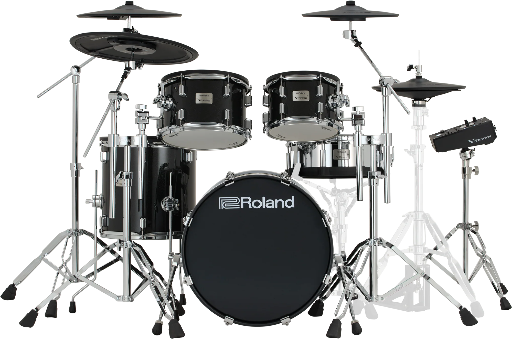 Roland VAD516 V-Drums Acoustic Design Digital Drum Kit with Hardware & Accessories - Image 4