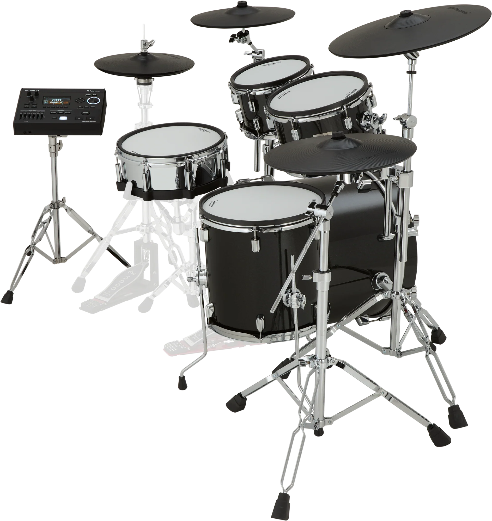 Roland VAD516 V-Drums Acoustic Design Digital Drum Kit with Hardware & Accessories - Image 5