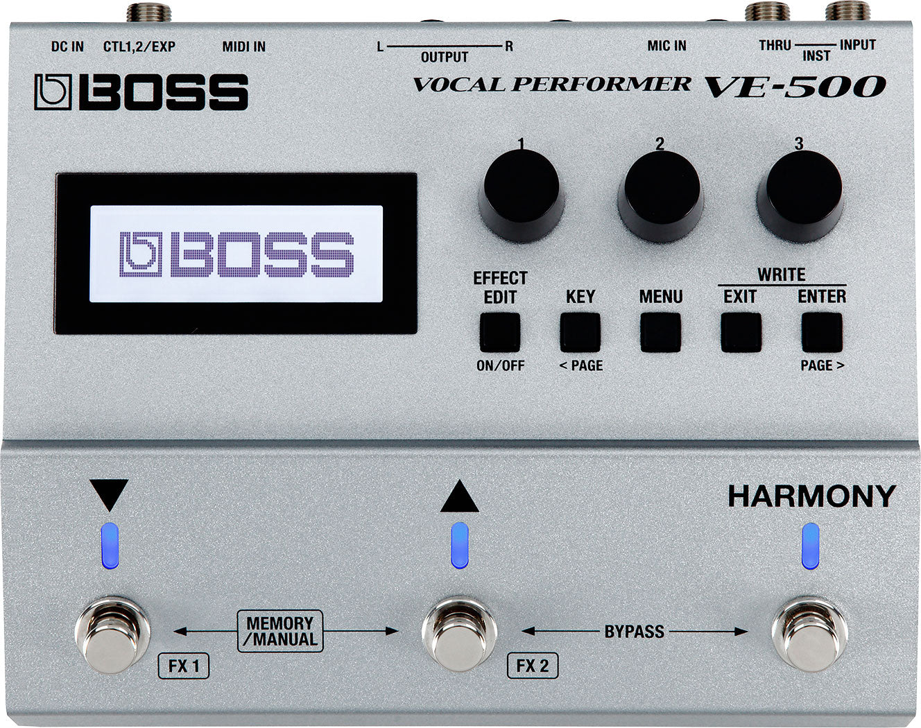 BOSS VE-500 Vocal Effects For Pedalboards