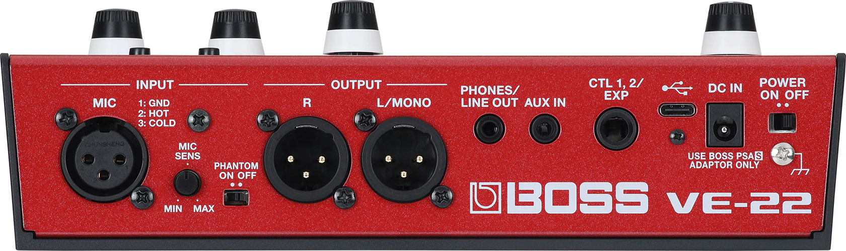 BOSS VE-22 Floor Based Vocal Effect Pedal - Image 4