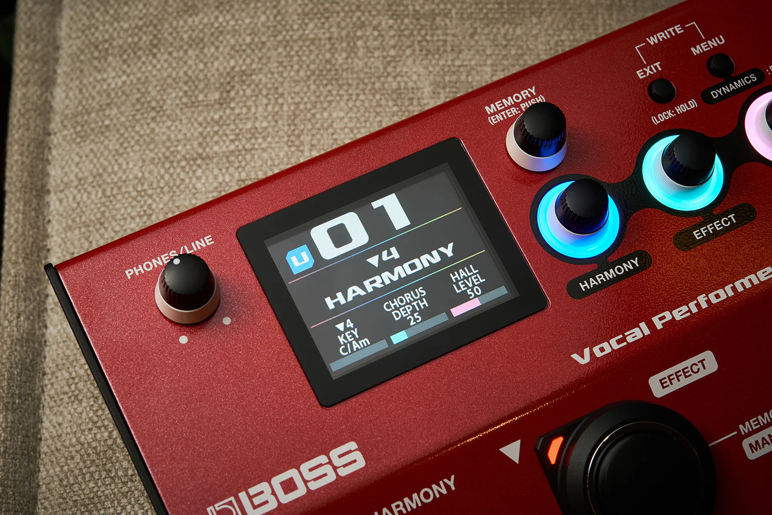 BOSS VE-22 Floor Based Vocal Effect Pedal - Image 6