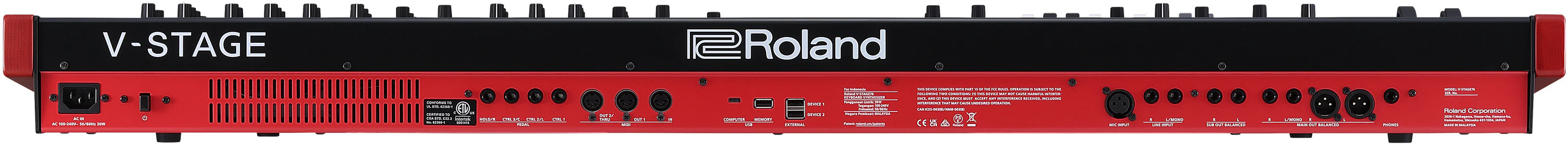 Roland V-Stage 76 Stage Keyboard with Semi Weighted Keys - Image 4